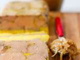 Terrine de foie gras mi-cuit, confit d’oignons au cidre