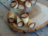 Mini-cornets au beurre d'érable et chocolat (Joyeuses Pâques!!)