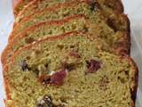 Cake aux fruits secs à la farine de lupin et aux amandes sans gluten ni lactose