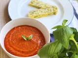 Flan courgette sauce tomate