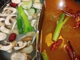 Bouillon maison pour fondue chinoise (version douce et version épicée)