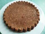 Gâteau végan cacao-coco-châtaigne-sarrasin-okara de soja (diététique, protéiné, sans gluten, ni oeuf ni beurre, riche en fibres)