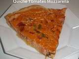 Tour en Cuisine #136 - Quiche Tomates Mozzarella