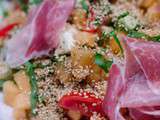 Salade de quinoa et de graines de sésame