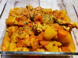Curry de poulet, carottes et pommes de terre au cookéo