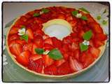 Couronne de tarte aux fraises
