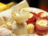 Bonbons de bananes au lard pour l'apéro ou en entrée {et banane rose de Guadeloupe et de Martinique}