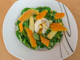 Salade d’asperges blanches œuf mollet de Cyril Lignac