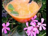 Cocktail / Smoothie abricots agrumes et sa pointe de saké au thermomix