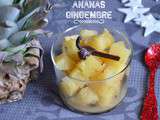 Compote d’ananas gingembre et vanille