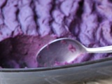 Crème de patate douce violette comme aux Philippines (ube halaya)