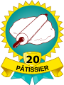 Pâtissier - 20 pâtisseries