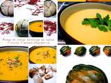 Saison: les Soupes de Courges (Butternut, Citrouille, Buttercup, Poivrée)