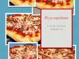 Pizza napolitaine (tomate, mozzarella, anchois, câpres, origan)