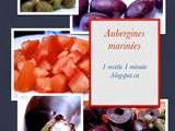 Salade d'aubergines marinées