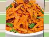 Salade de carotte aux raisins