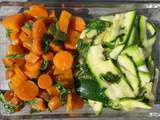 Duo de salades carottes, courgettes