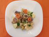 Idée simple : harengs marinés et salade tiède de cèleri, persil-racine, pomme