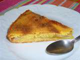 Gâteau aux poires au glaçage noix de coco