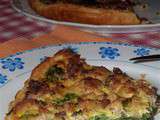 Tarte aux épinards et au thon