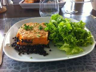 Parmentier lentilles/patates douces