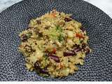Quinoa tricolore aux légumes et haricots rouges Ig bas
