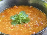 Soupe de lentilles corail, curry coco du chef Ottolenghi