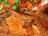 Galette bretonne au poulet sauce crémeuse aux épices