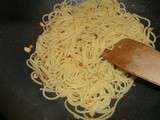 Spaghettis à l'ail
