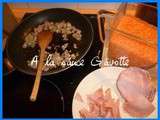Salade de lentilles corail aux coqilles St Jacques et au bacon