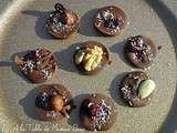 Cadeau Gourmand : Petit palets chocolat et fruits à coque et fruits secs