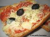 Pizza-baguettes : repas express