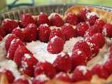 Tarte aux framboises spéciale Fête des mères