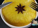 Ananas rôti au caramel d'épices de Christophe Adam (pas à pas en photos)