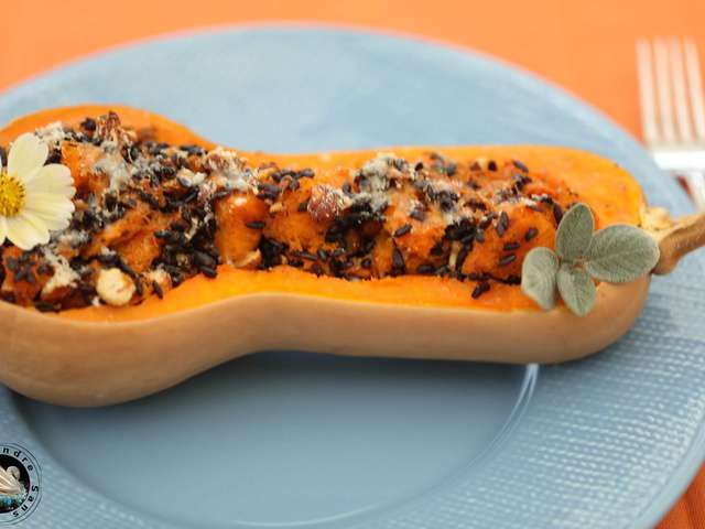 Recettes De Courge Butternut Farcie De A Prendre Sans Faim