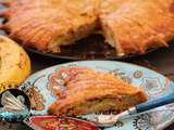 Galette des rois crème d’amandes banane caramel