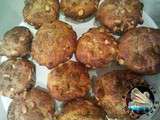Muffins pomme cannelle amandes à la farine d'épeautre