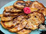 Pancakes banane rhum raisins
