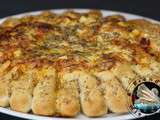Pizza soleil aux 4 fromages (pas à pas en photos)