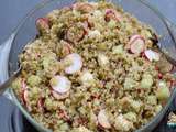 Salade de quinoa aux légumes et feta