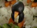 Pingouins olive