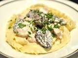 En attendant Noël : Tagliatelles aux morilles et ris de veau