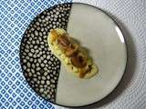 Boudin et pommes au cidre, sauce caramel beurre sale