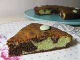 Gateau marbre au chocolat et au citron