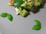 Gratin de patates douces et courgettes a la brousse