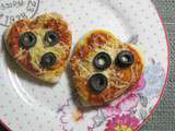 Pizza en forme de coeur pour la Saint Valentin