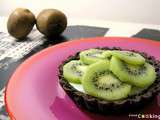 S tartelettes citronnees au chocolat et kiwi