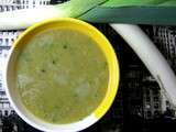 Soupe aux poireaux et a la ciboulette