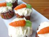 Carrot cupcakes de Pâques