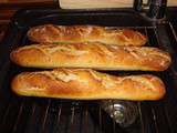 Premières baguettes de pain